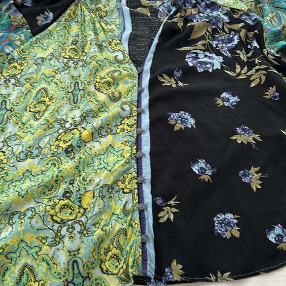 Free People Paisley and Floral Top - Picture 3 of 5